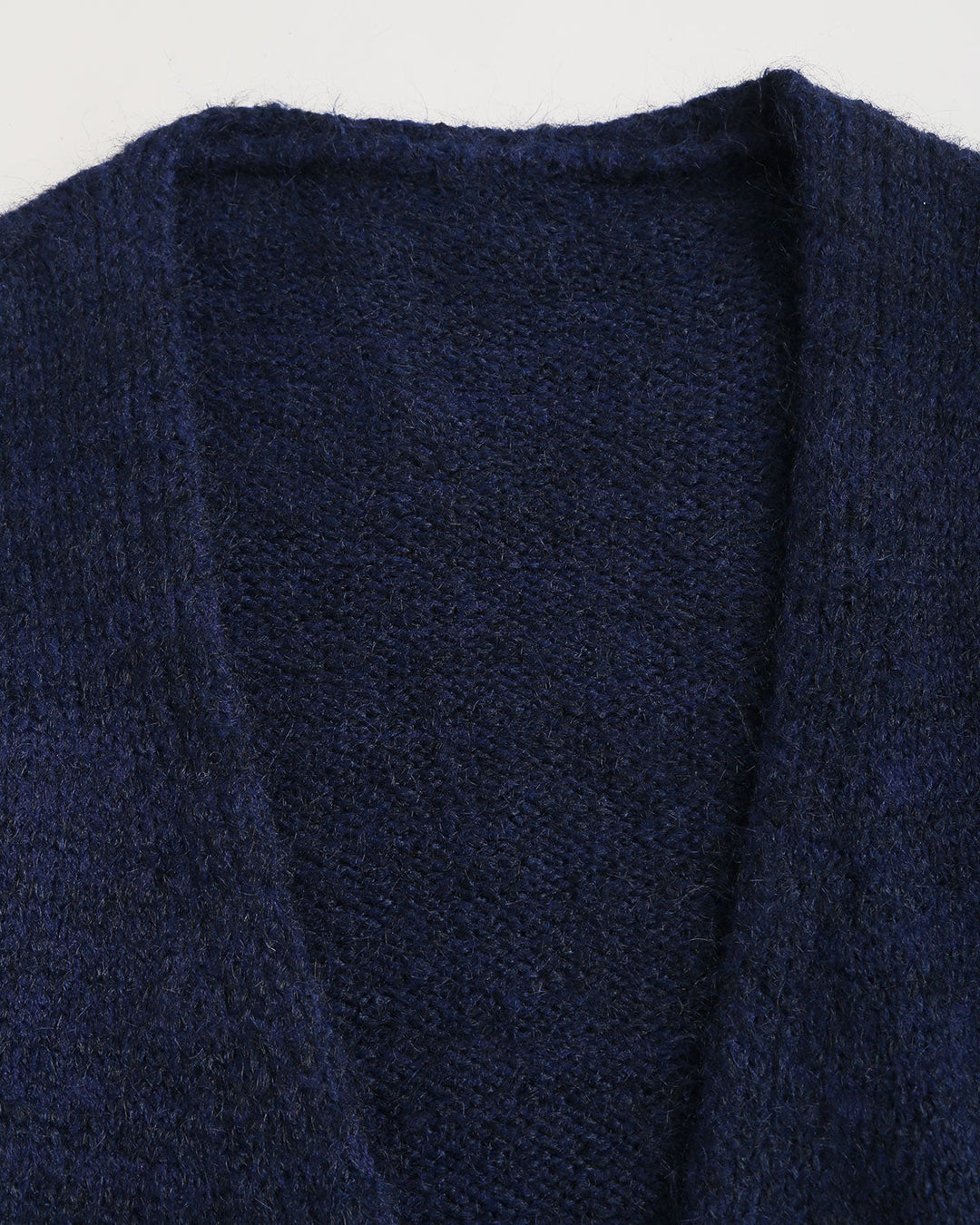 SALE | Blue V Neck Long Knit Cardigan