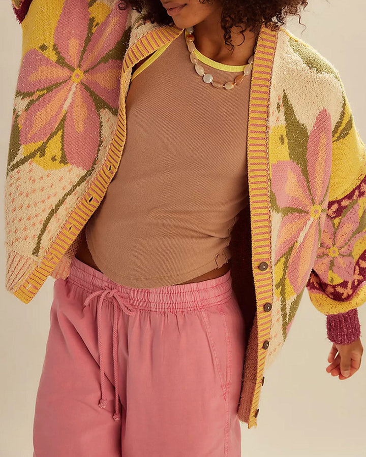 SALE | Floral Knit Cardigan