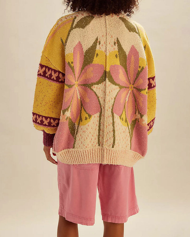SALE | Floral Knit Cardigan