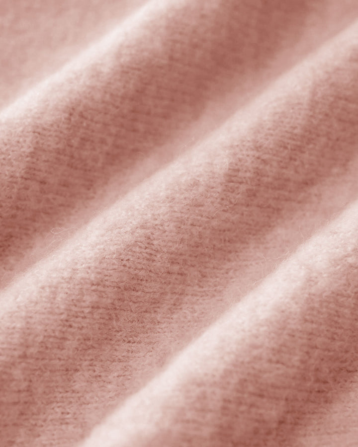 SALE | Pink Knit Cardigan with Round Neck for a Chic and Comfortable Style
