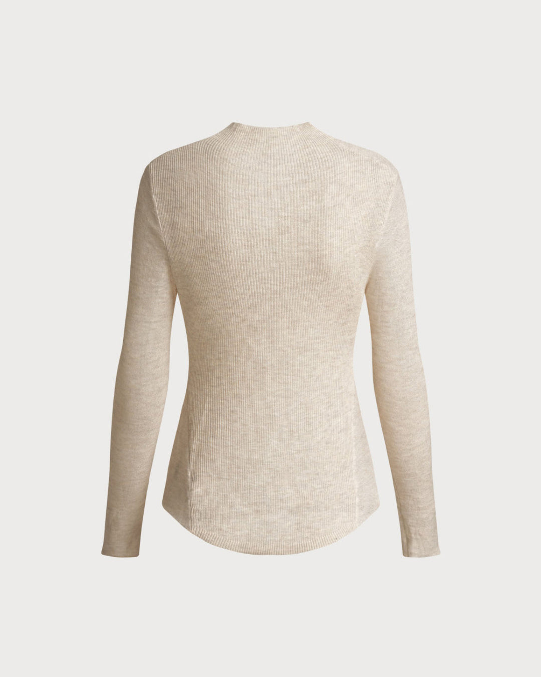 SALE | Trendy Apricot Cowl Neck Knit Top for a Cozy and Stylish Look
