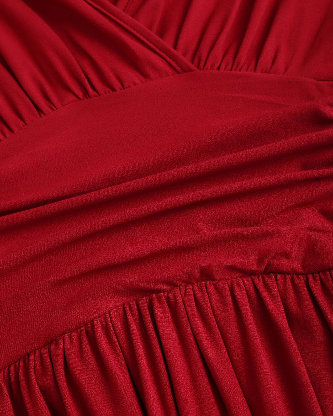 SALE | Wine Red Bishop Sleeve Maxi Dress