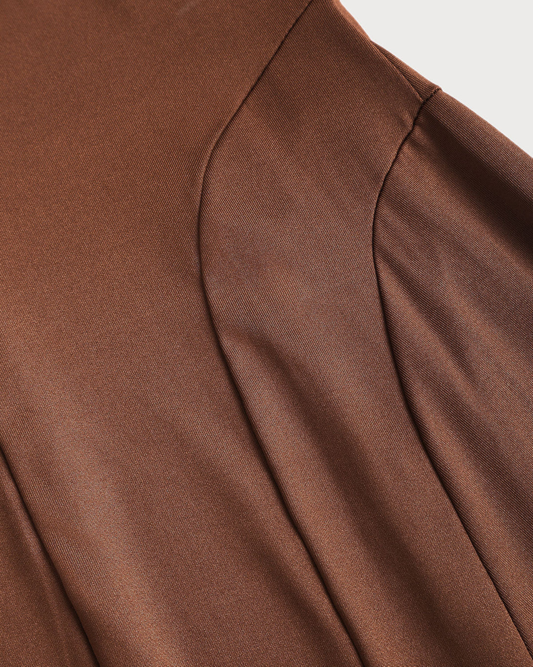 SALE | Brown Asymmetrical A-Line Maxi Dress