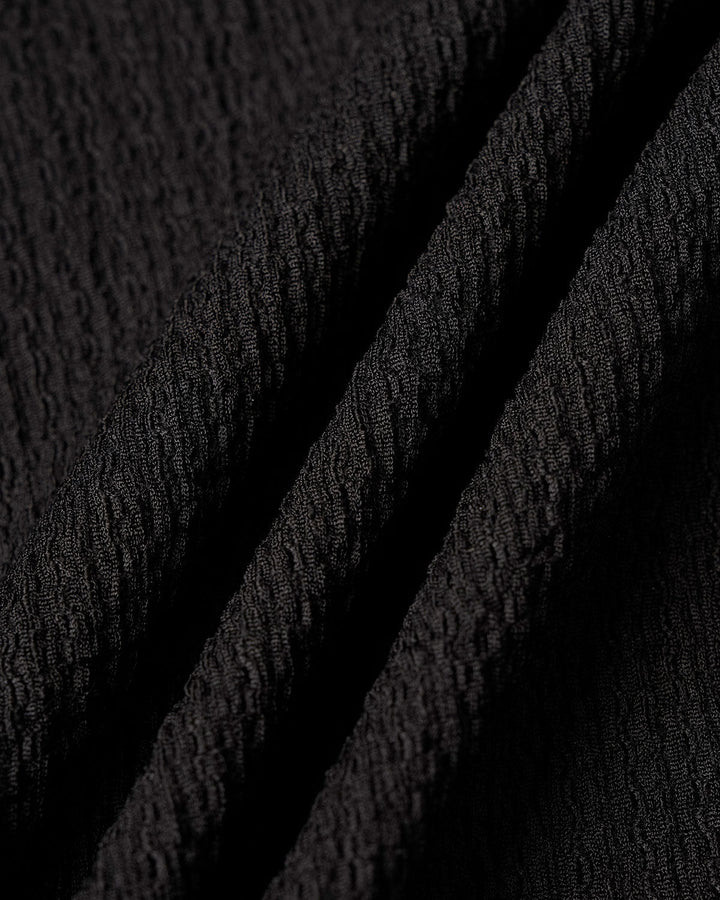 SALE | Black Knit Elastic Waist Mermaid Midi Skirt