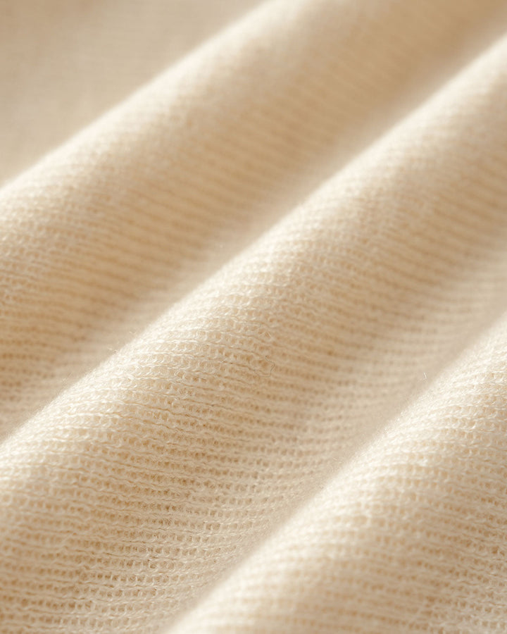 SALE | Slim T-shirt with a turtleneck in apricot fabric with ruching for an elegant and comfortable look