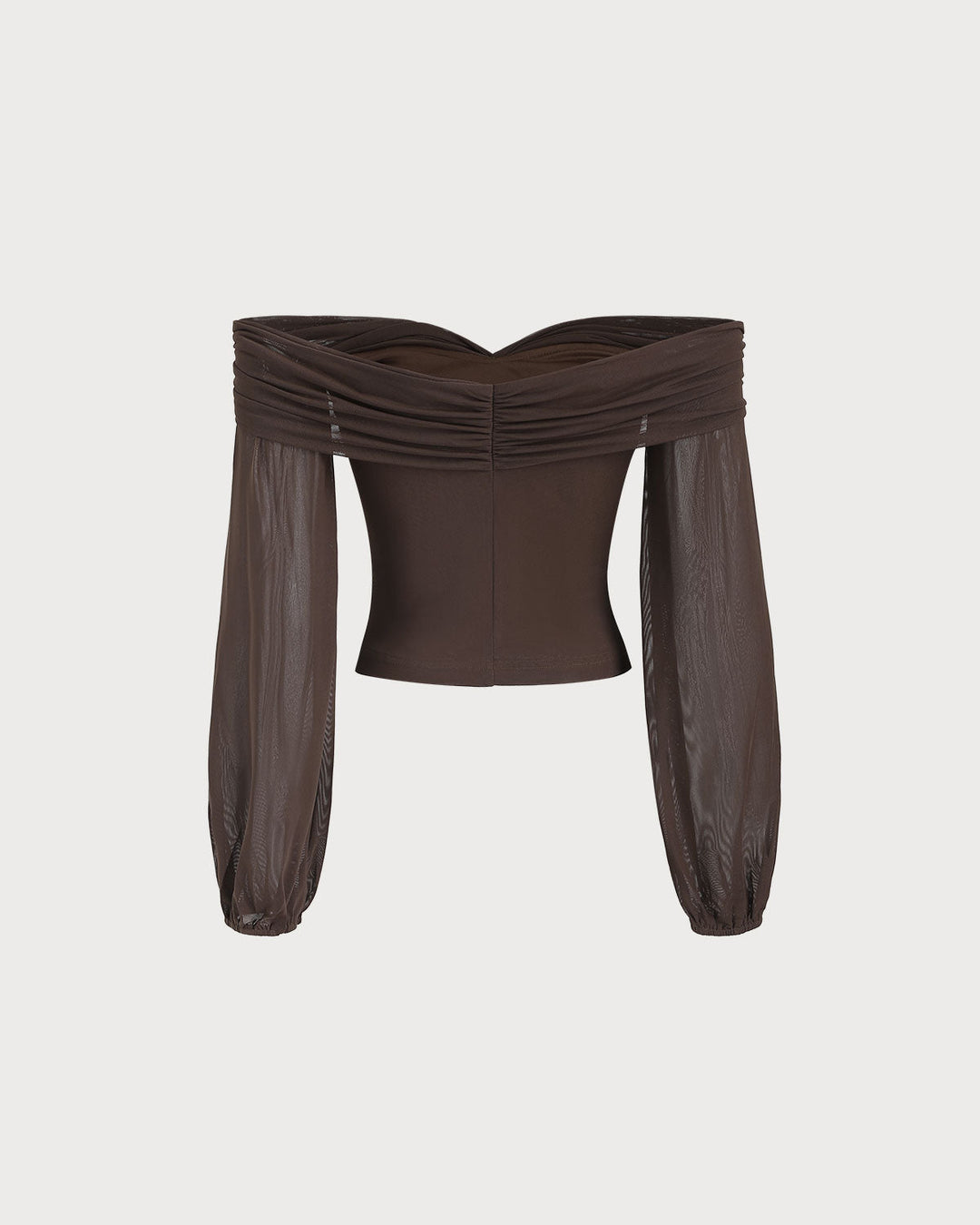 SALE | Coffee Off The Shoulder Twist Tee