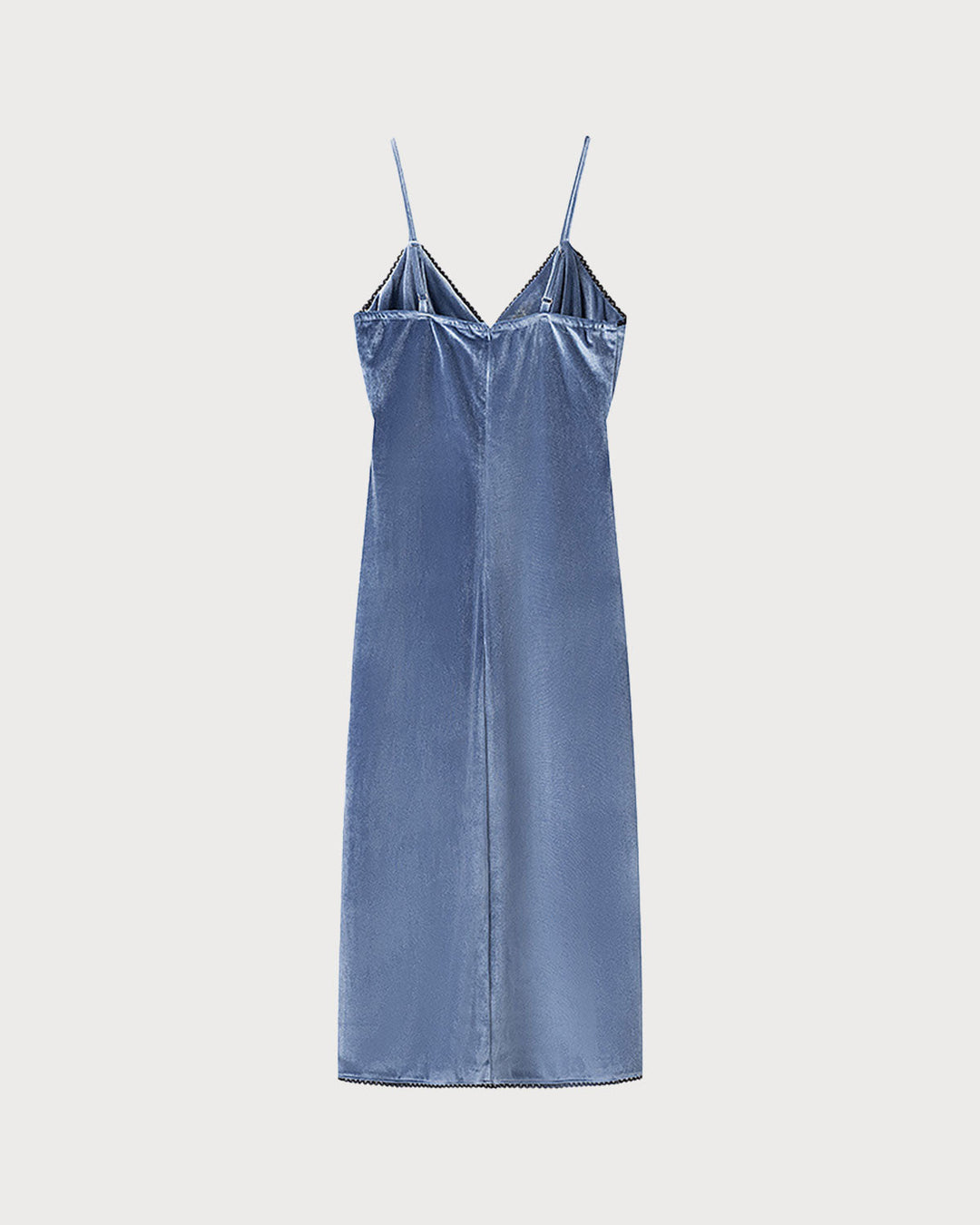 SALE | Blue Velvet Slip Midi Dress