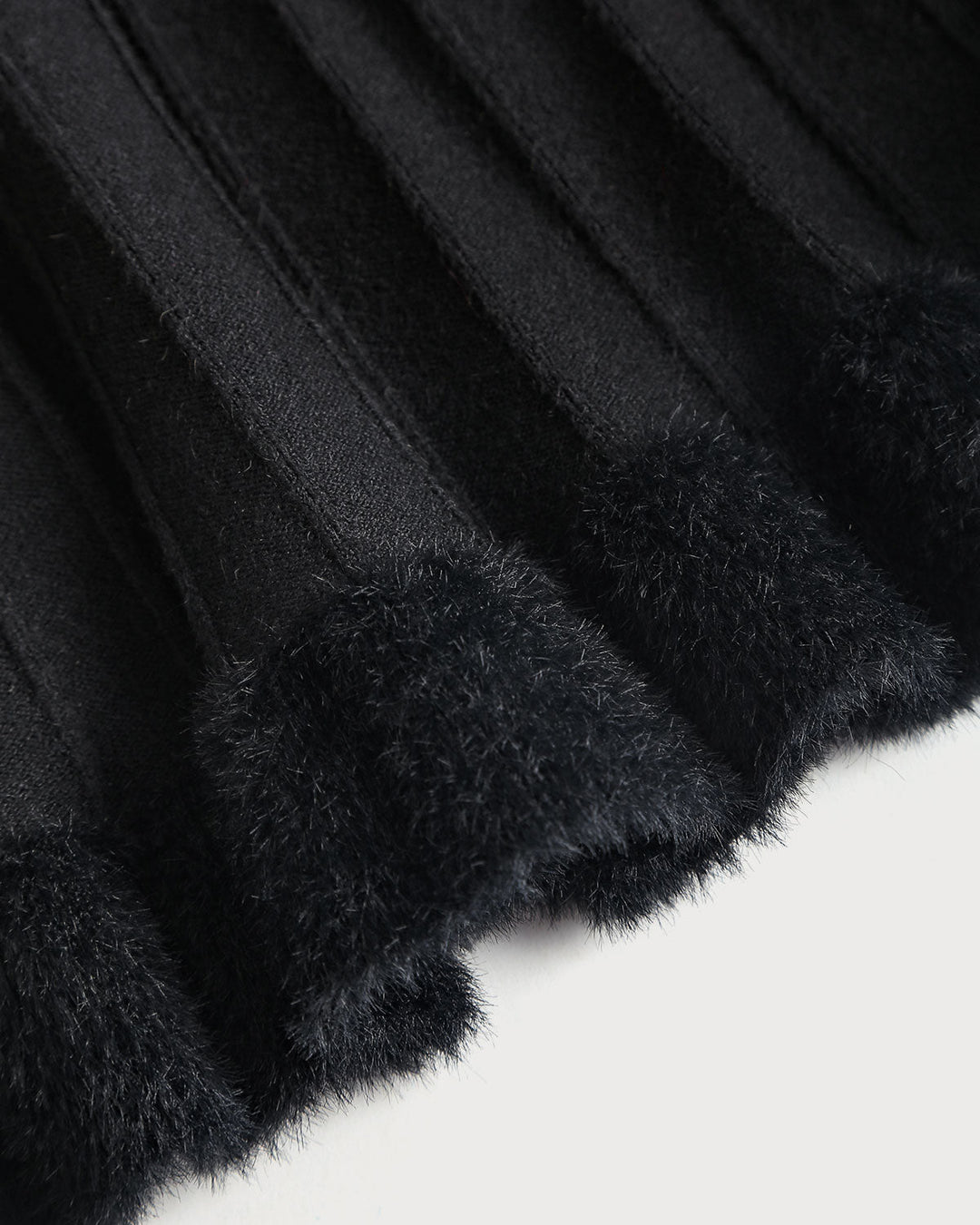 SALE | Black Natural Waisted A-Line Midi Skirt