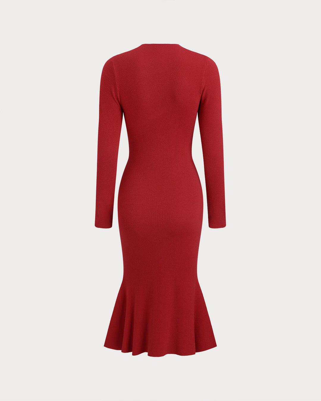 SALE | Red Bodycon Mermaid Sweater Dress