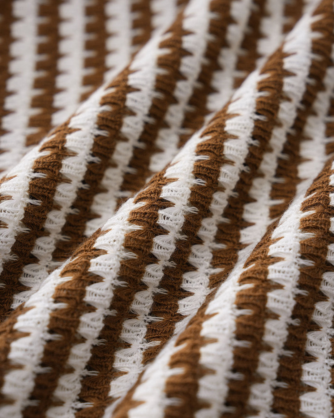 SALE | Brown Striped Casual Tee