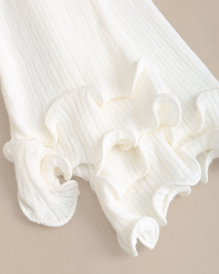 SALE | White Bell Sleeve Bodycon Sweater Dress