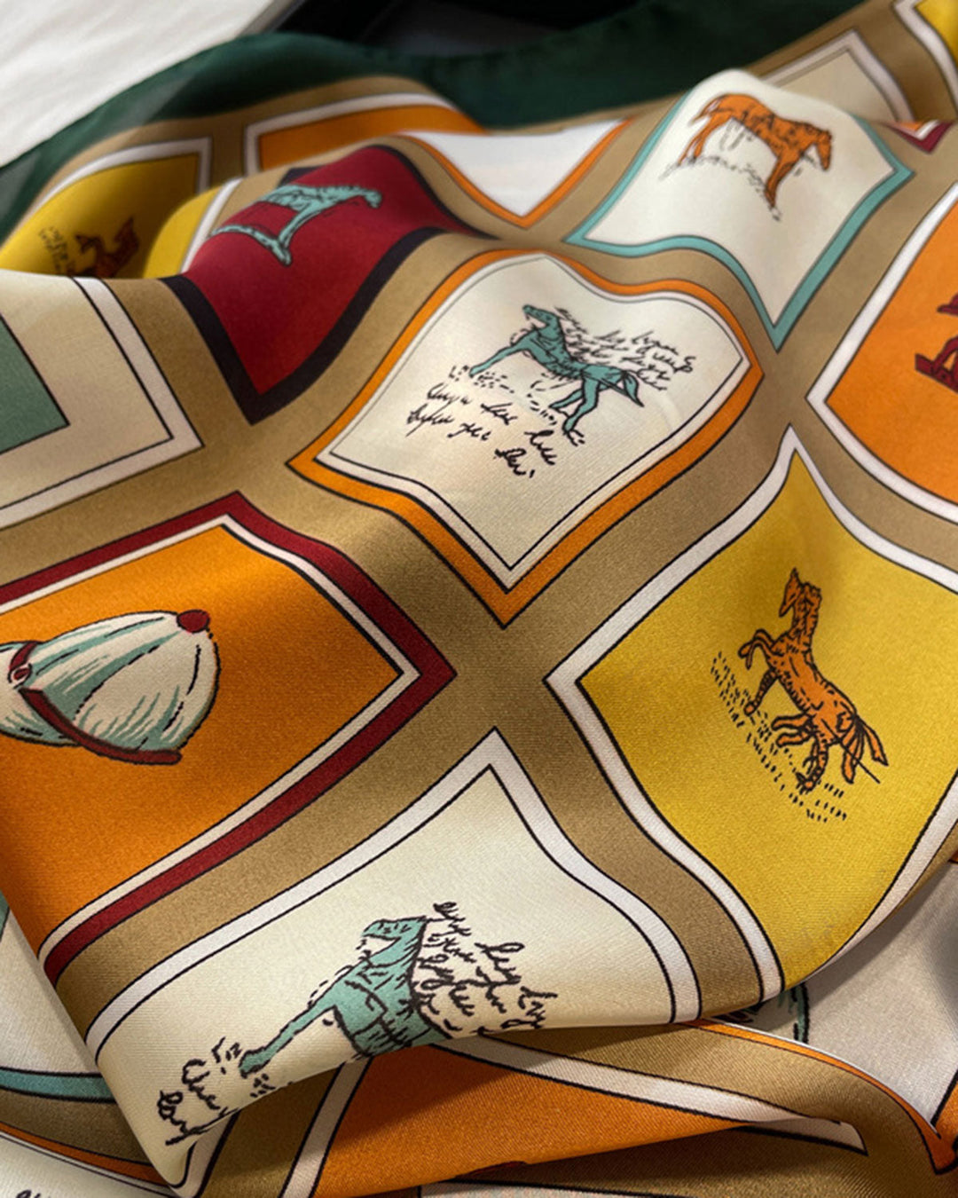 SALE | Plaid Faux Silk Scarf