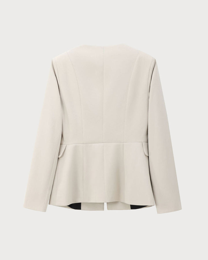 SALE | Apricot Button Pocket Blazer