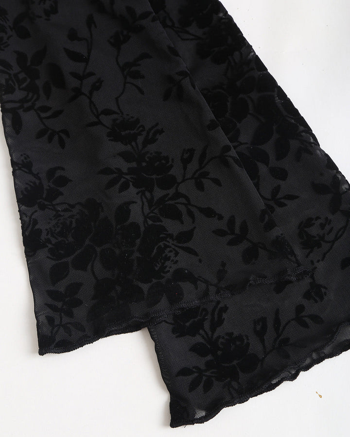 SALE | Black V Neck See-through Cardigan