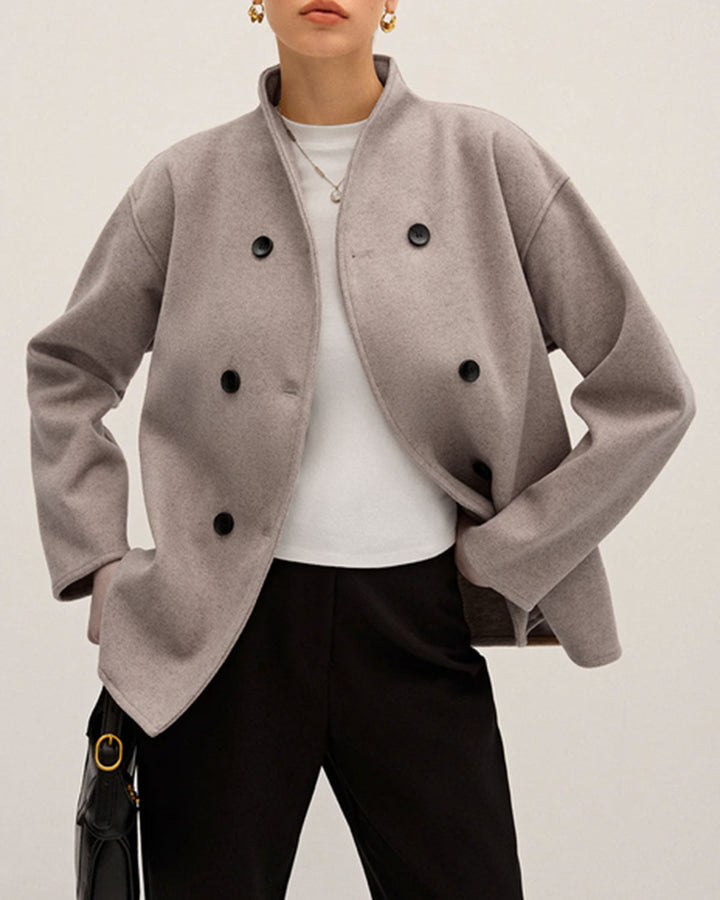 SALE | Beige Button Coat