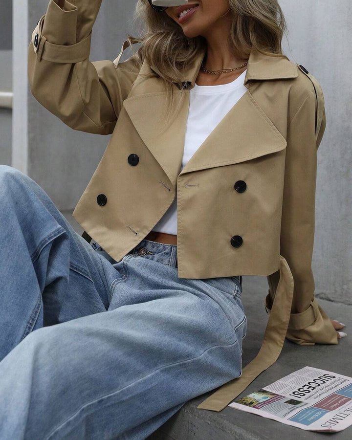 SALE | Khaki Double Breasted Jacket