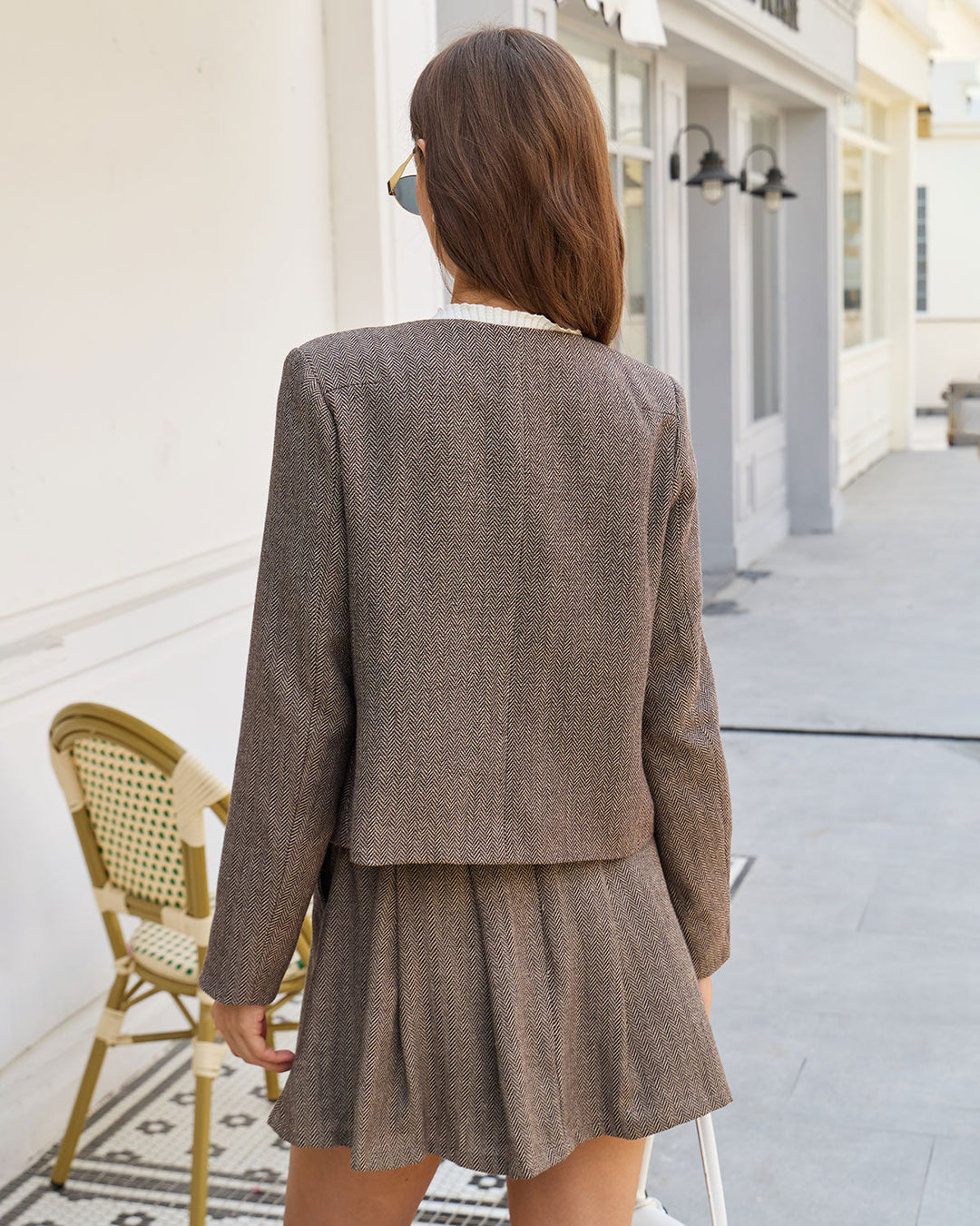 SALE | Brown Button Pockets Jacket
