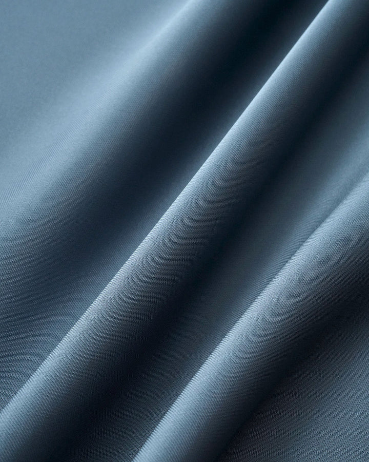 SALE | Blue Cowl Neck A-Line Midi Dress