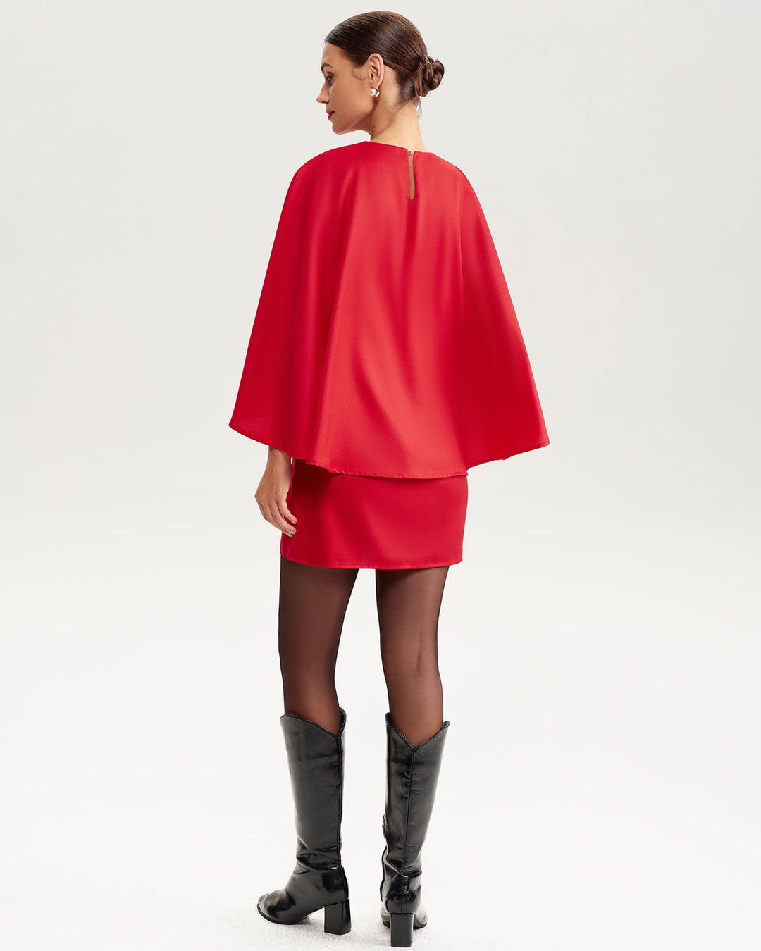 SALE | White Batwing Sleeve Mini Dress
