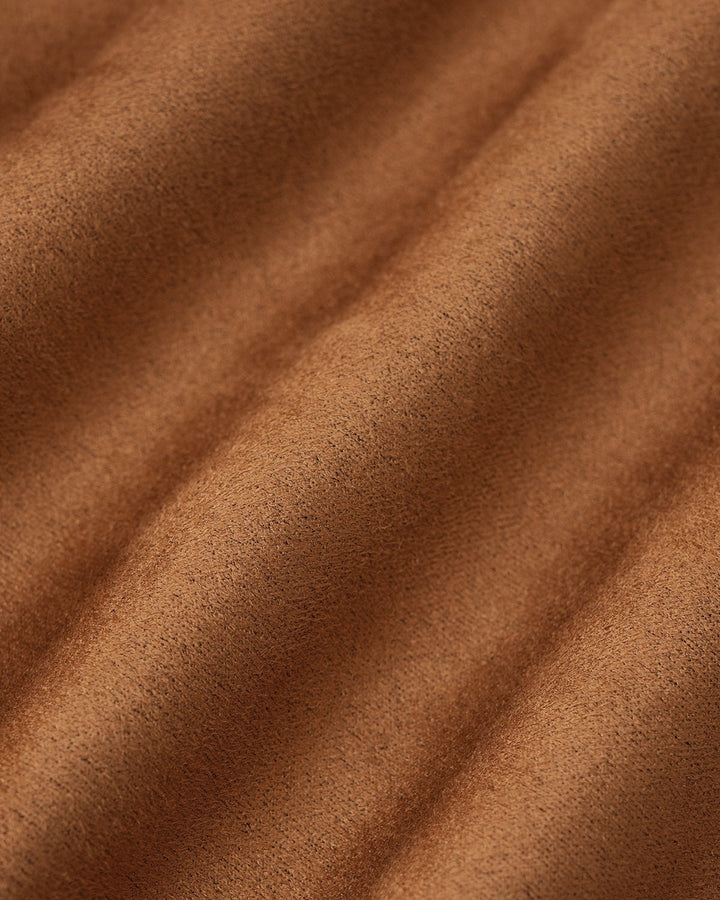 SALE | Caramel Suede A-Line Sleeveless Mini Dress
