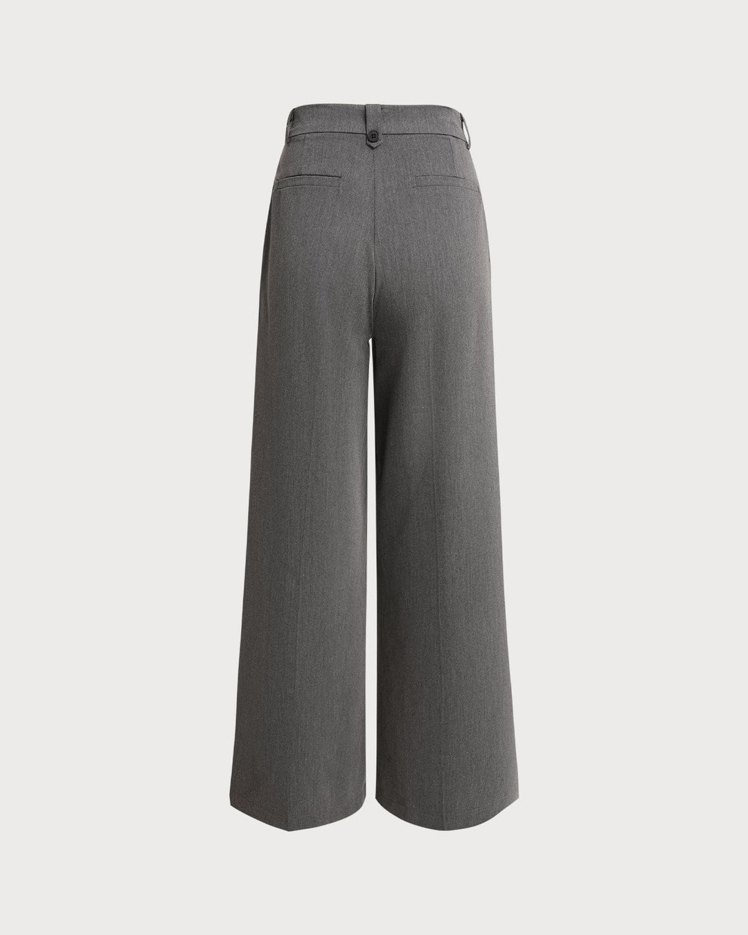 SALE | Grey Ruched Pocket Wide Leg Pants