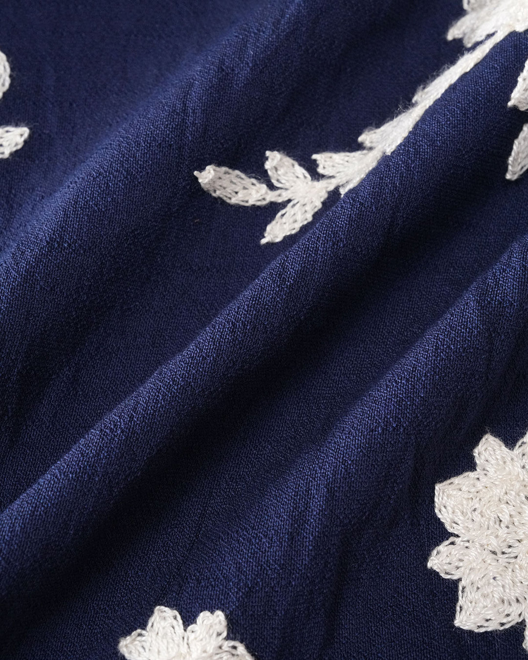 SALE | Navy Floral Poet Sleeve Shirt