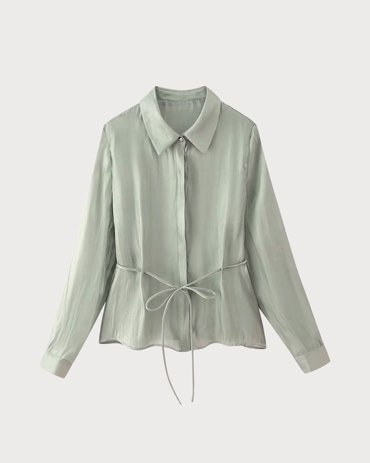 SALE | Green Loose Button Shirt
