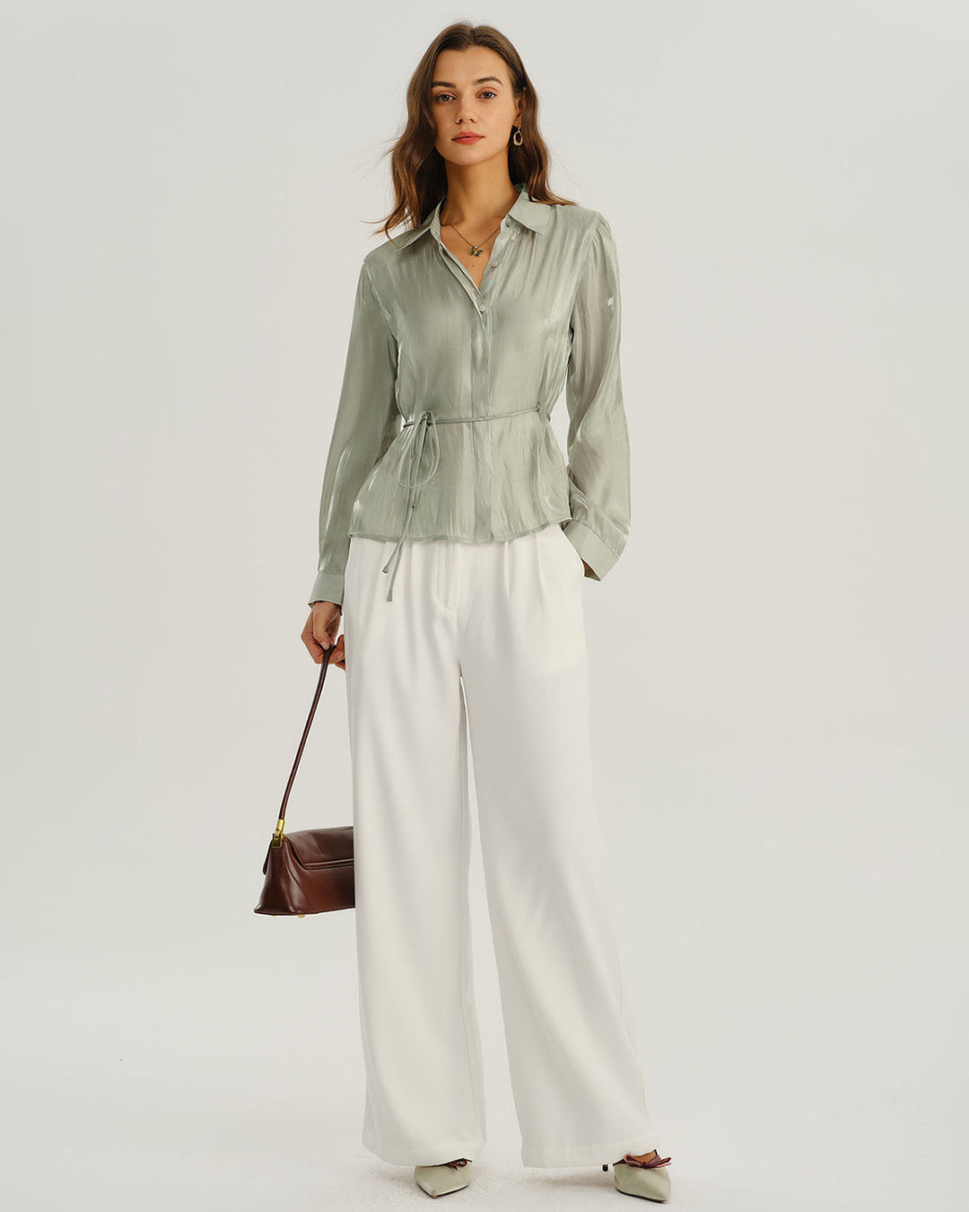 SALE | Green Loose Button Shirt