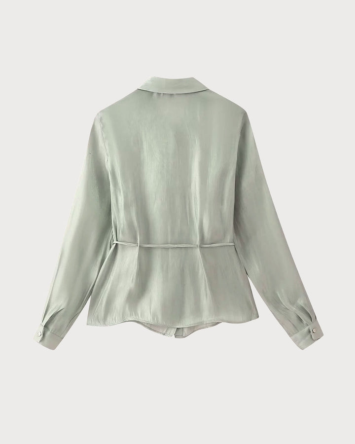 SALE | Green Loose Button Shirt