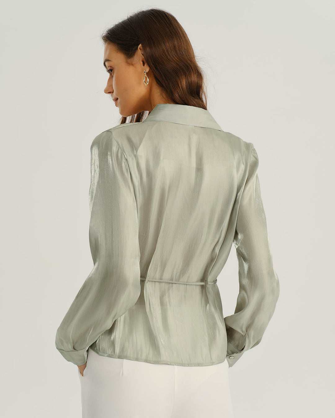 SALE | Green Loose Button Shirt
