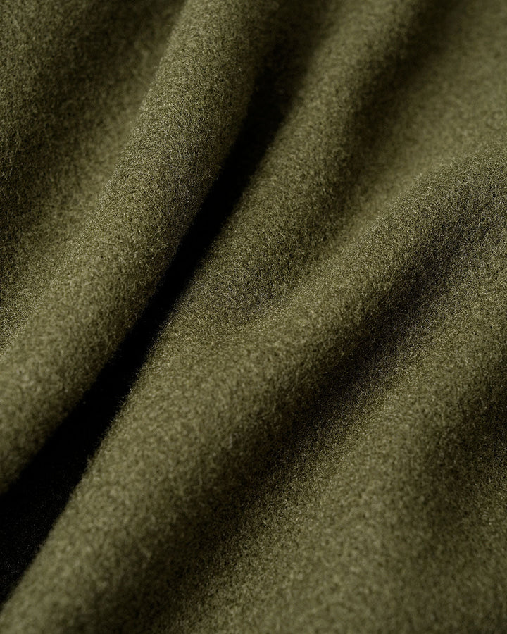 SALE | Green Pleated Knee-Length Shorts