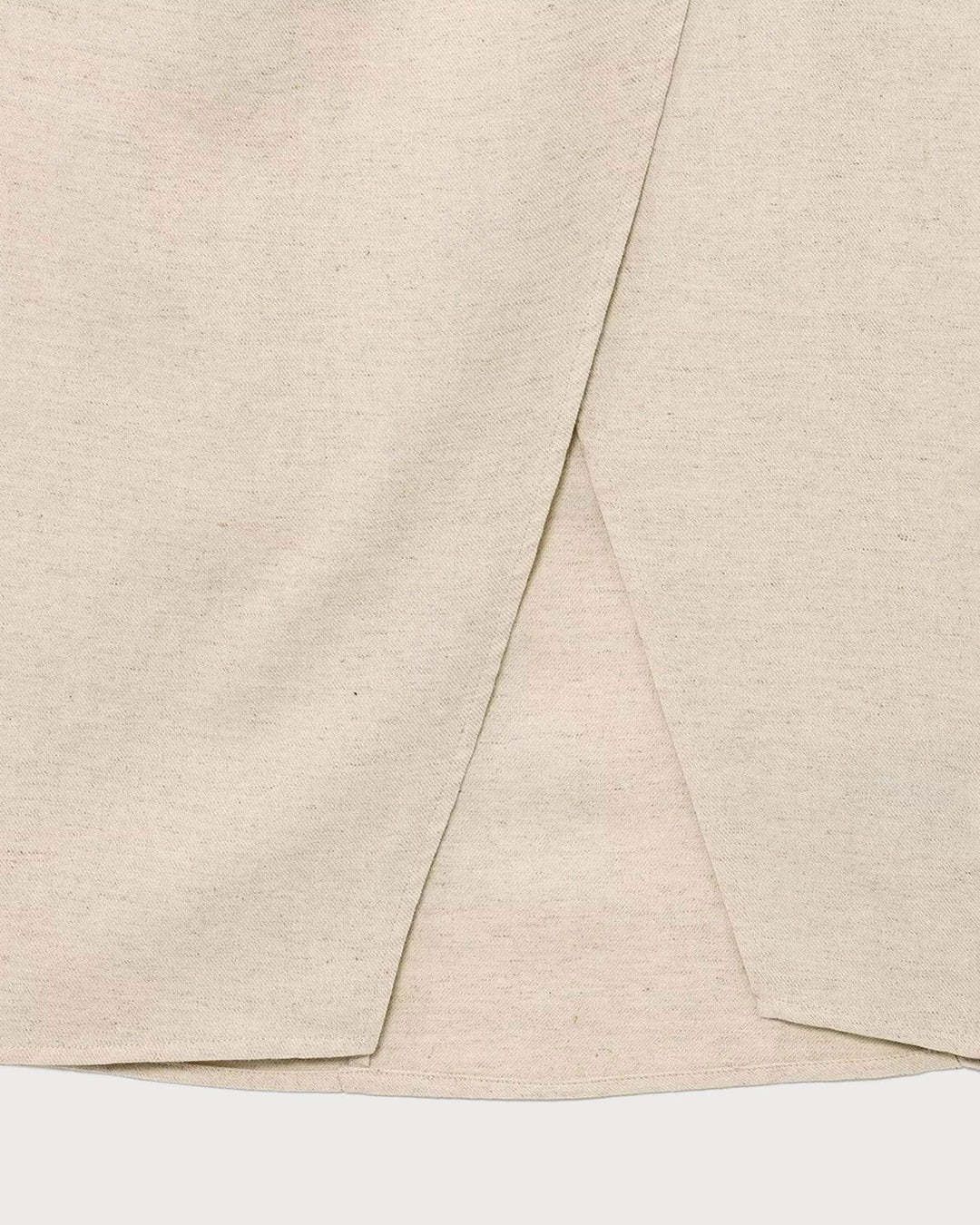 SALE | Apricot Linen Natural Waisted Midi Skirt