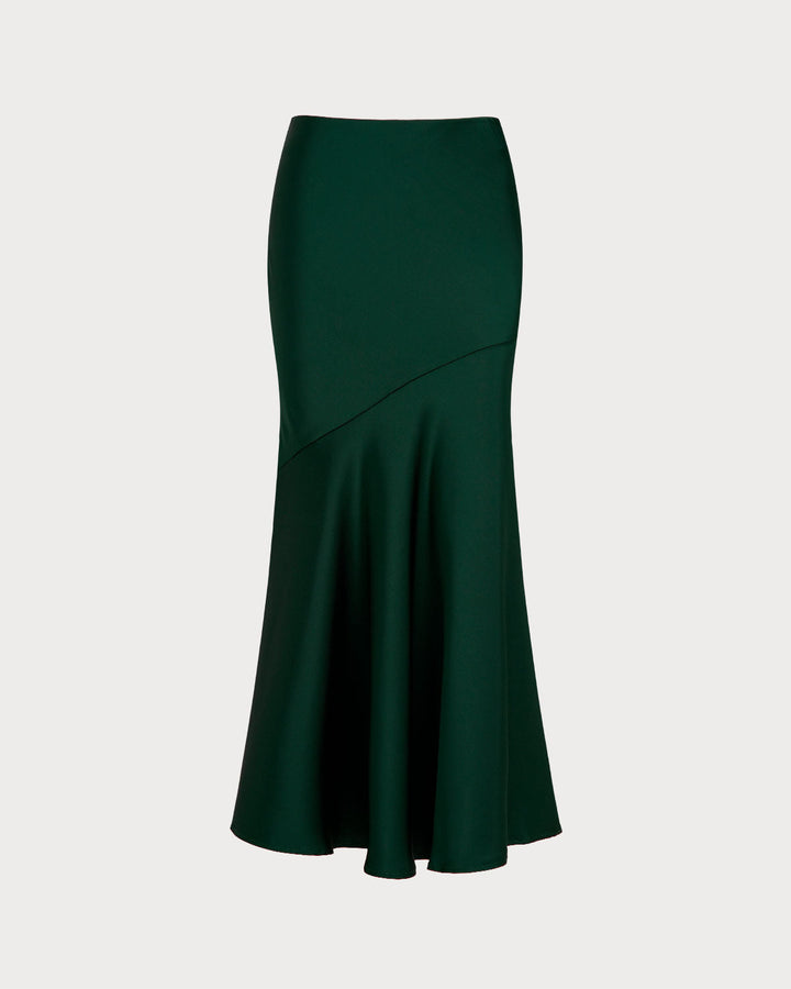 SALE | Green High Waisted Mermaid Skirt