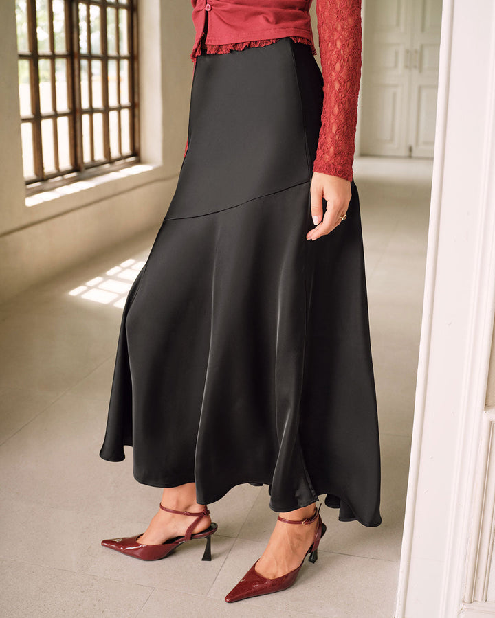 SALE | Black High Waisted Mermaid Skirt