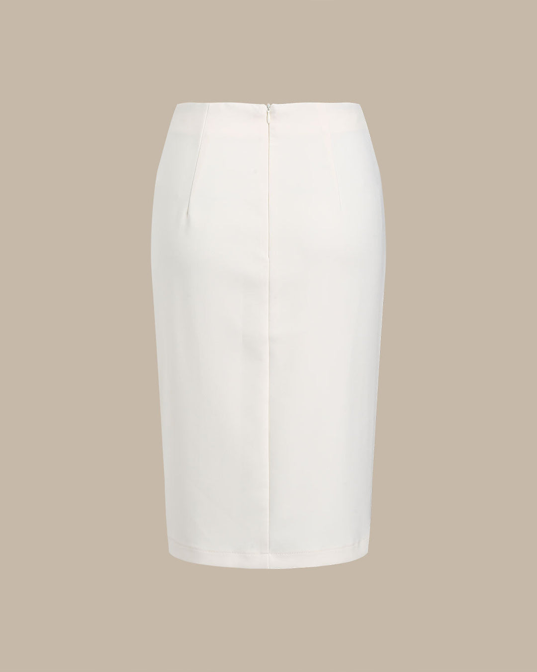 SALE | Apricot Natural Waisted Straight Midi Skirt