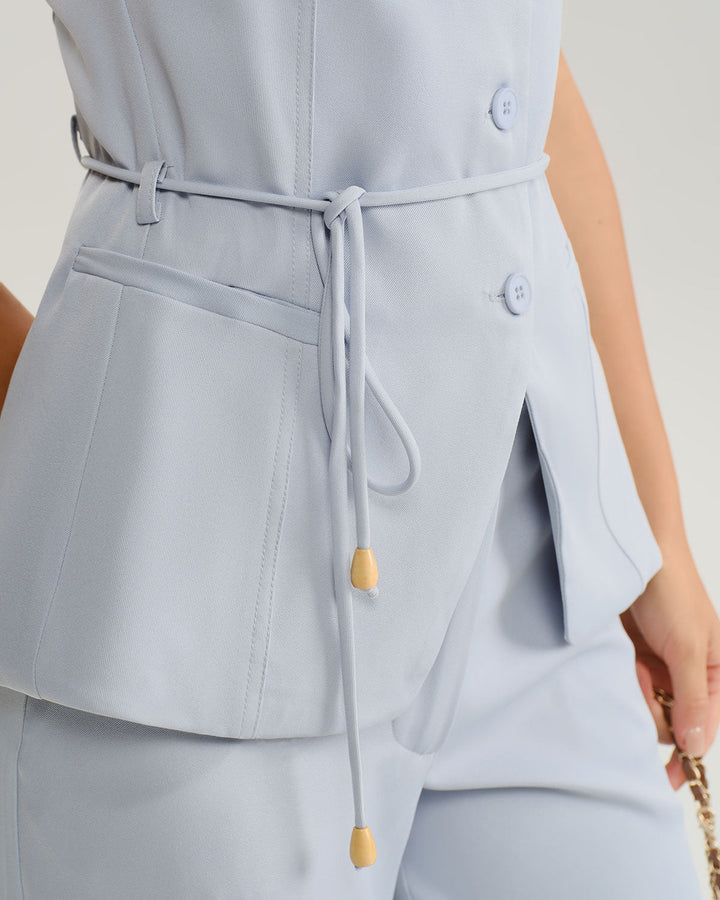 SALE | Blue Button Cami Top
